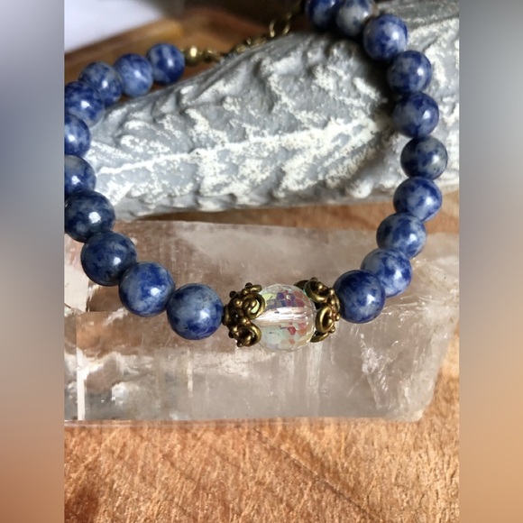 Sodalite Crystal Bracelet - Picture 2 of 8